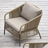 2-Piece Outdoor Rope Single Seater Sofa