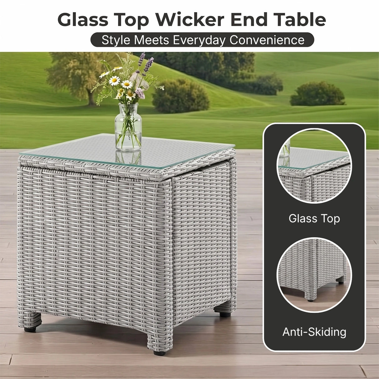 5 Pieces Patio Furniture Set