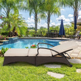 Outdoor All-Weather Wicker Lounger
