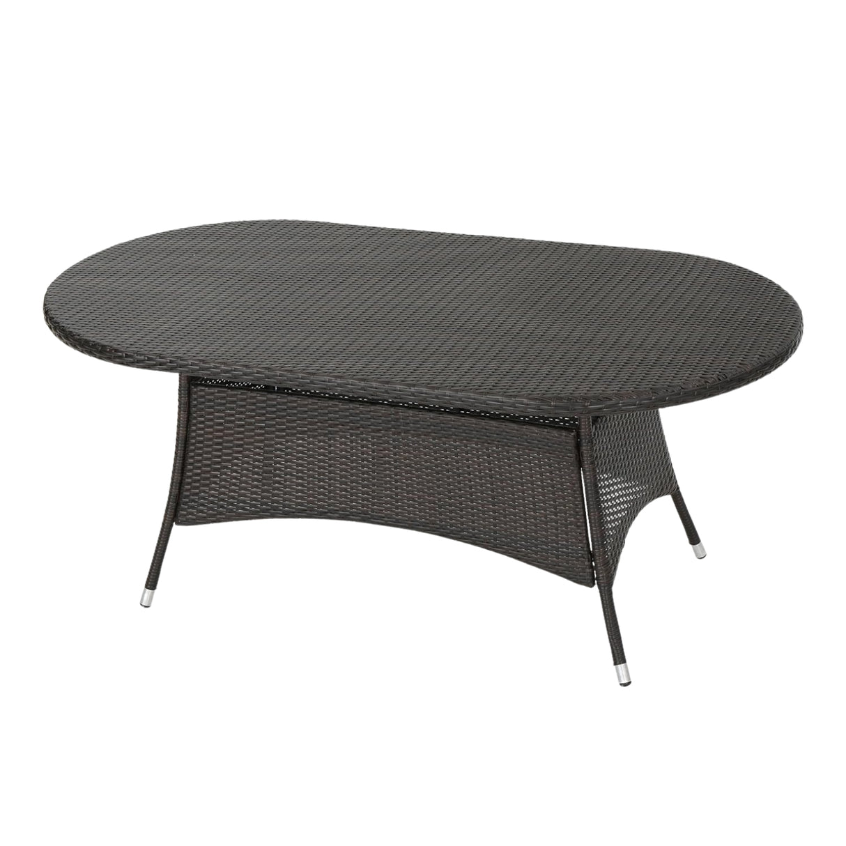 Outdoor All-Weather Resistant Rattan Wicker 7-Piece Dining Set