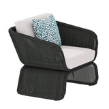 Outdoor Braided Rope Sofa Set With 2-Tier Glass Top Table