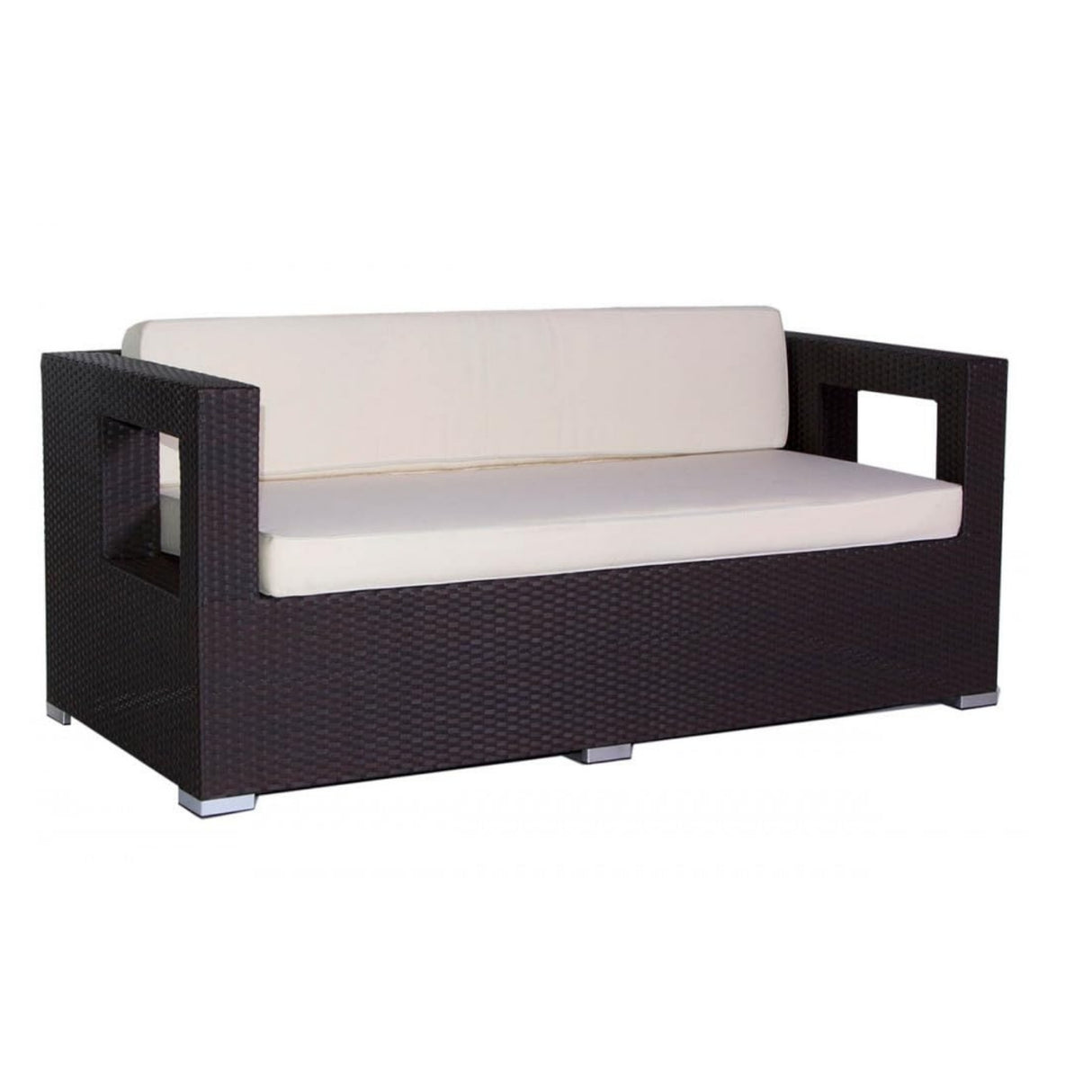 3-Seater Outdoor Rattan Wicker Patio Sofa