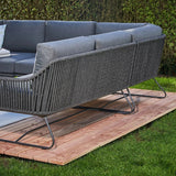 6-Seater L-Shape Outdoor Rope Sofa Set
