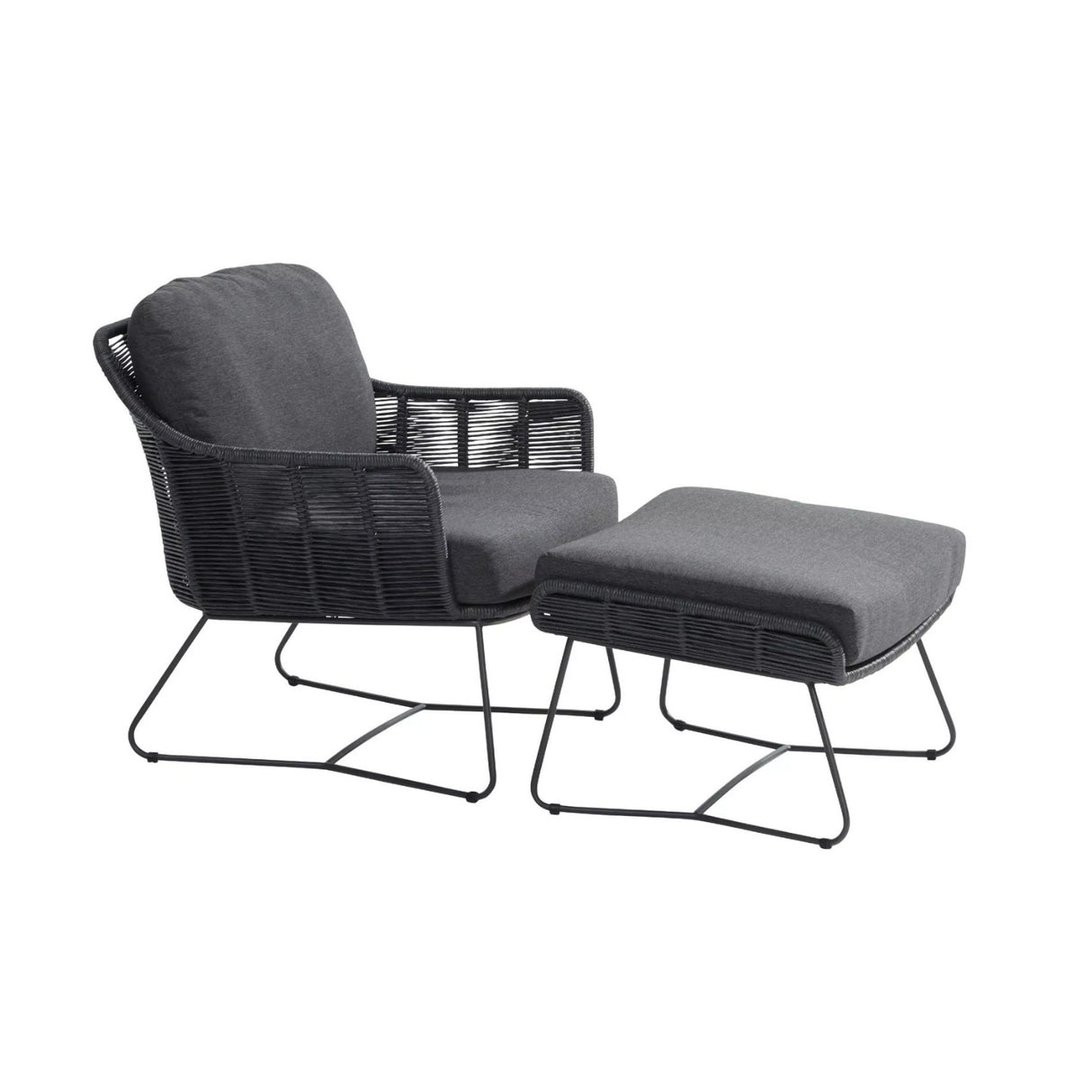 Outdoor All-Weather Rope Footstool