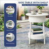Outdoor Rattan Wicker 5 Piece Patio Sofa Set