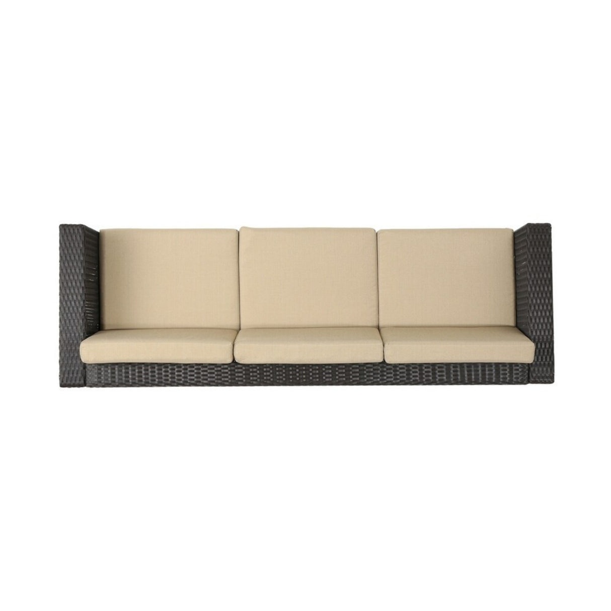 Outdoor All-Weather Wicker 3-Seater Sofa