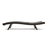 All-Weather Rattan Wicker Outdoor Chaise Lounge Chair Set of 2