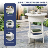 Outdoor Rattan Wicker 5 Piece Patio Sofa Set