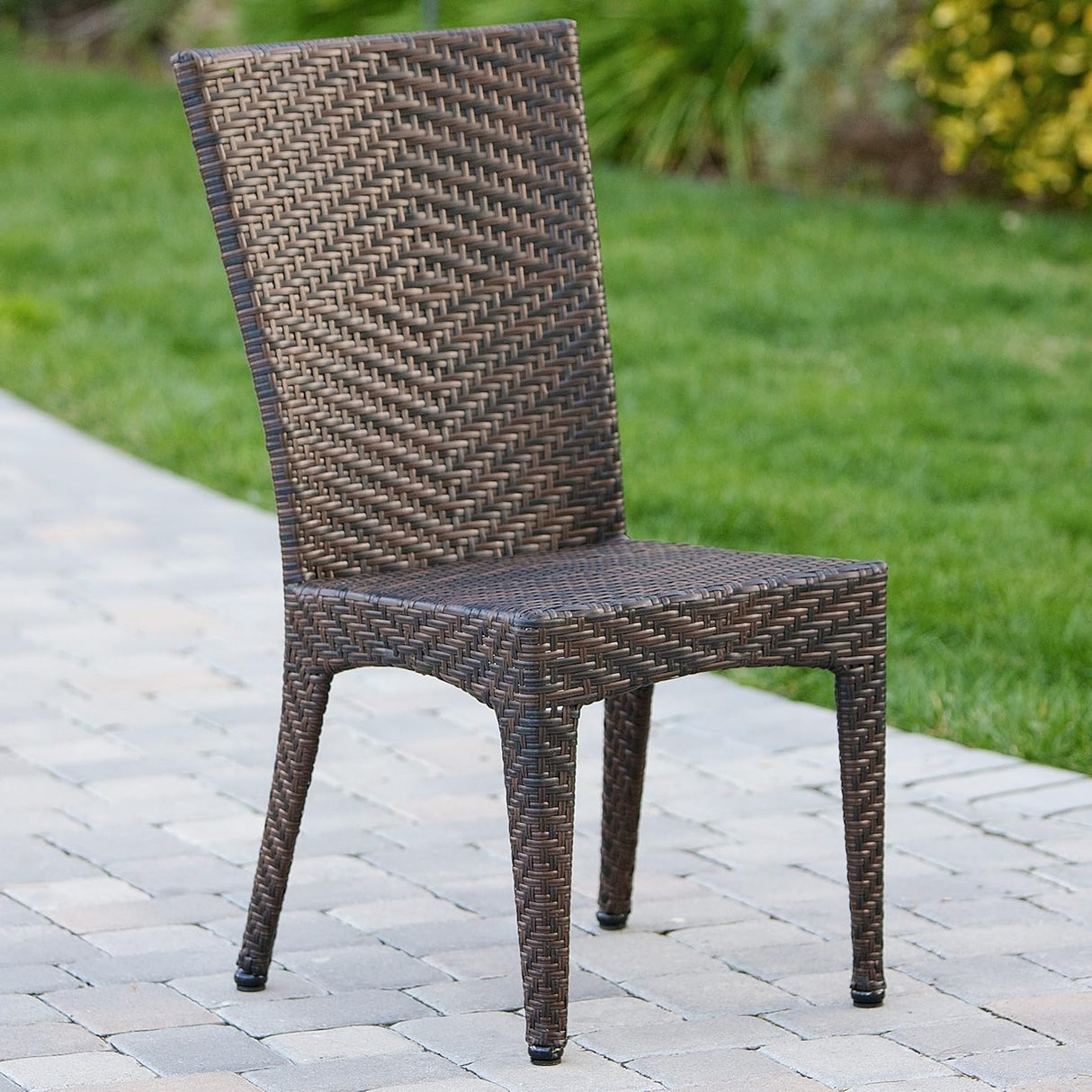Outdoor All-Weather Resistant Rattan Wicker 7-Piece Dining Set