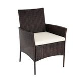 4-Piece Outdoor Rattan Wicker Patio Dining Chairs