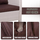Outdoor All-Weather Wicker Single Seater Sofa