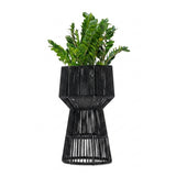 Devoko Outdoor Rope Planter Stand Set (Black)
