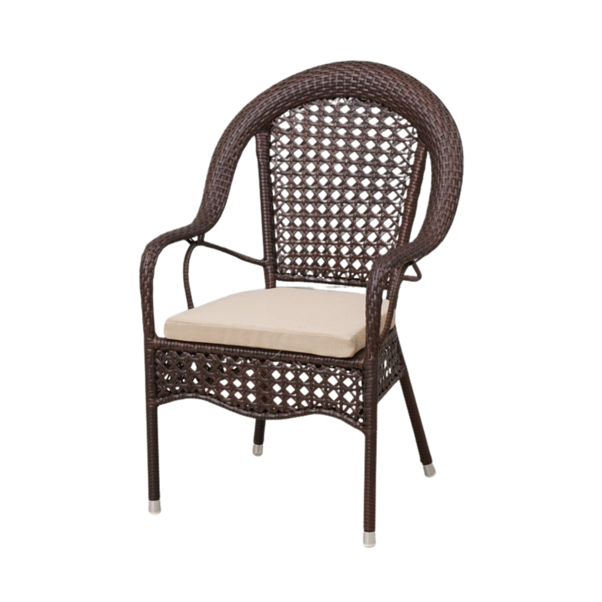 Outdoor All-Weather Resistant Rattan Wicker 5-Piece Dining Set