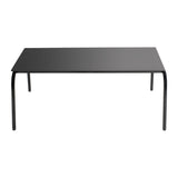 Outdoor Black Rope L-Shape All Weather Sectional Sofa Set