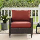 1-Piece Outdoor Wicker Single Seater Sofa