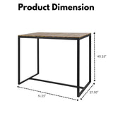 Outdoor Bar Table With Wooden Top