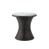 Outdoor Rattan Wicker 3-Piece Conversation Set