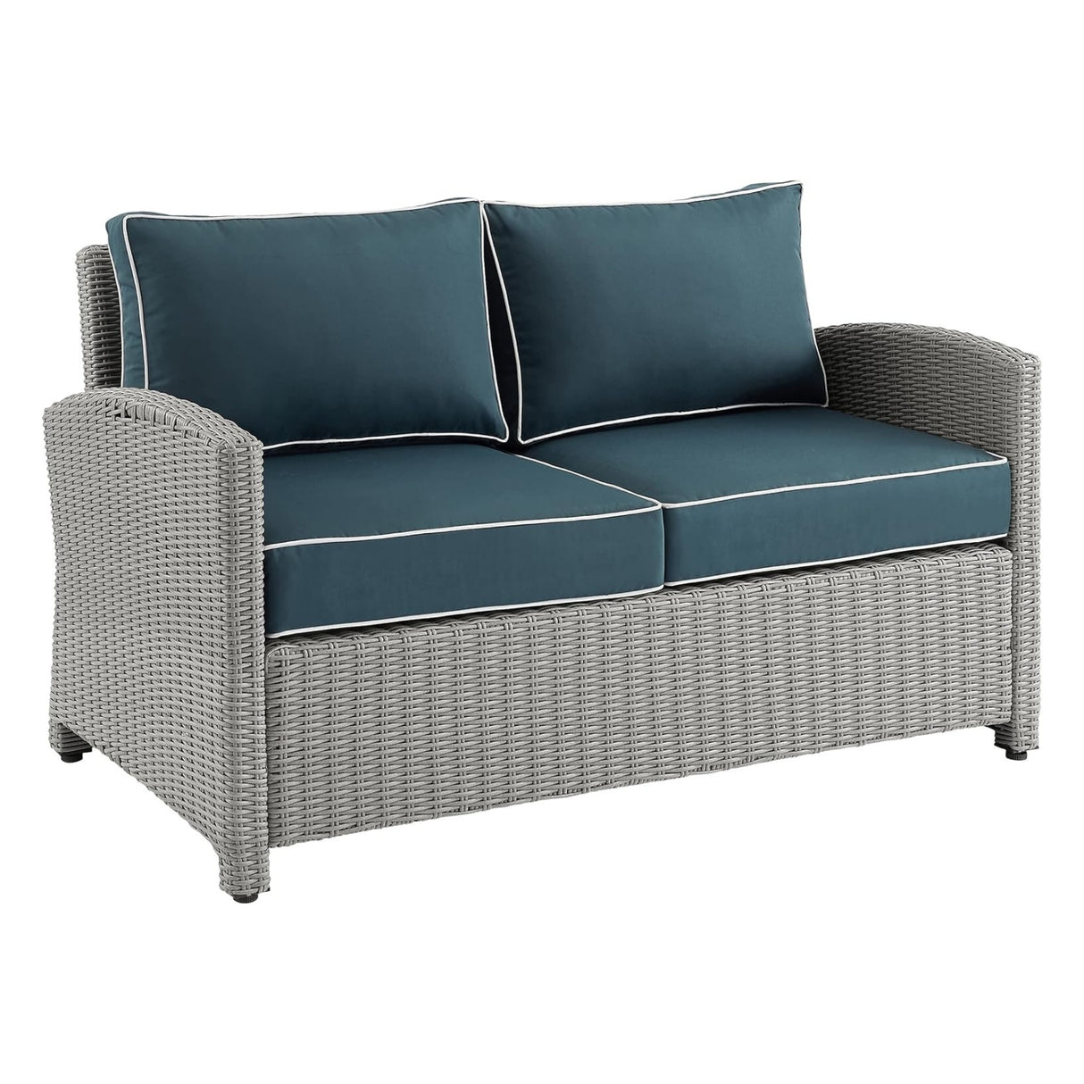 4 Pieces Patio Furniture Set, Outdoor Sectional Sofa