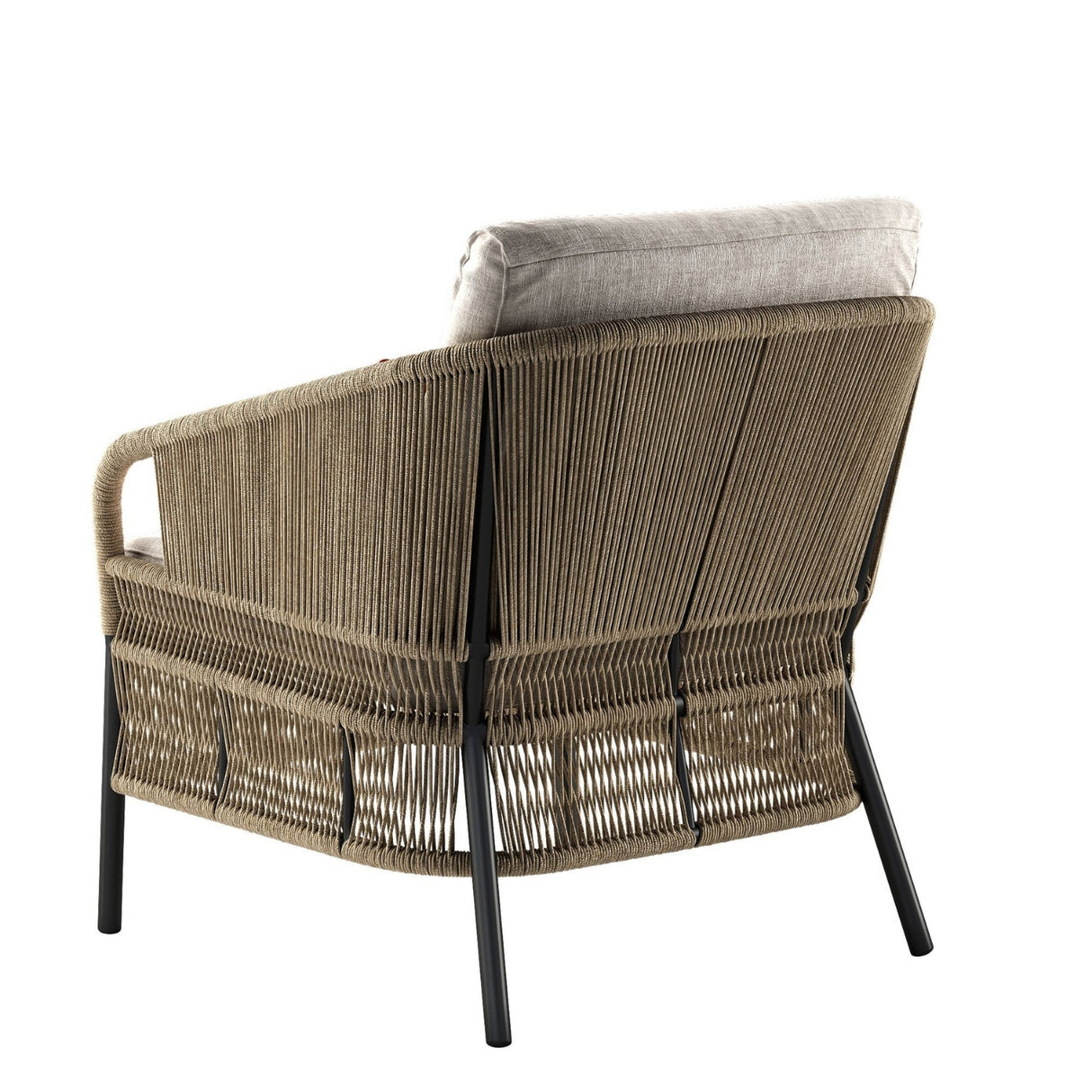 2-Piece Outdoor Rope Single Seater Sofa