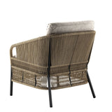 2-Piece Outdoor Rope Single Seater Sofa