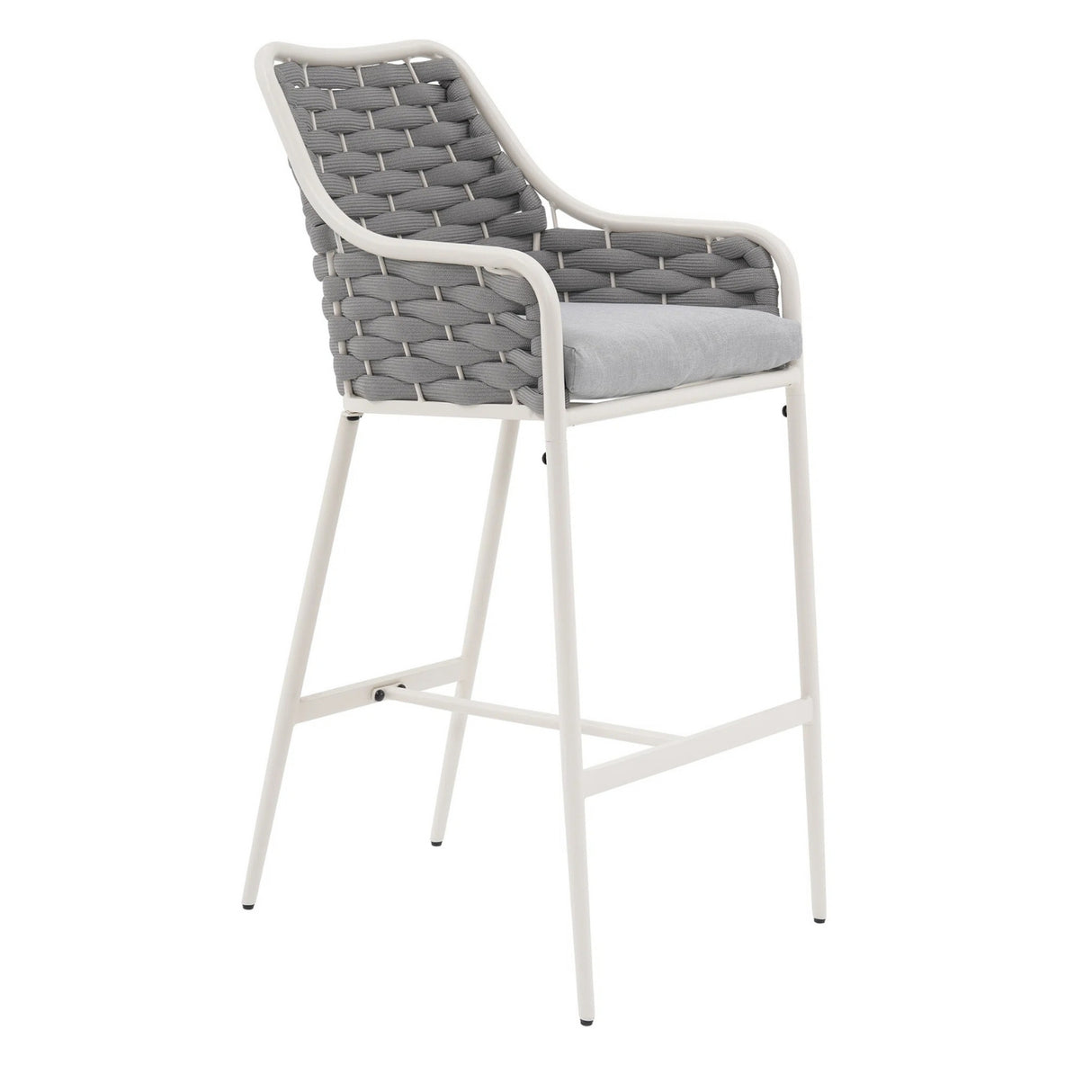 2-Piece Outdoor Rope Bar Chairs – Stylish Comfort Built to Last