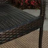 Outdoor All-Weather Resistant Rattan Wicker 6-Piece Dining Set