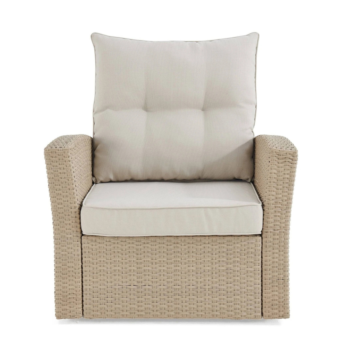 Outdoor All-Weather Wicker Single Seater Sofa