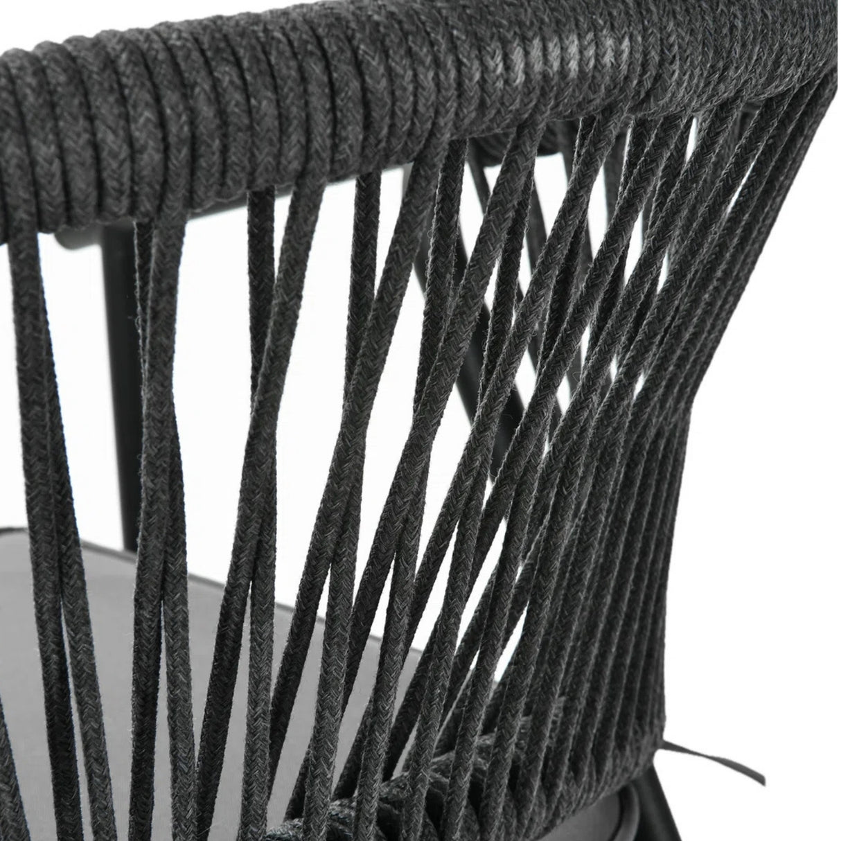 4-Piece Outdoor Rope Patio Dining Chairs