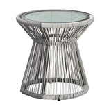 Outdoor Rope Double Tone 3-Piece Patio Set