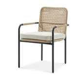 2-Piece Outdoor Rattan Wicker Patio Chairs
