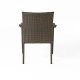 4-Piece Outdoor Rattan Wicker Patio Dining Chairs