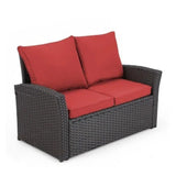Outdoor All-Weather Wicker 6-Piece Sofa Set