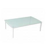 Outdoor Rope 5-Seater  Sofa Set With Glass Top Table (Grey)