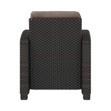 1-Piece Outdoor Wicker Single Seater Sofa
