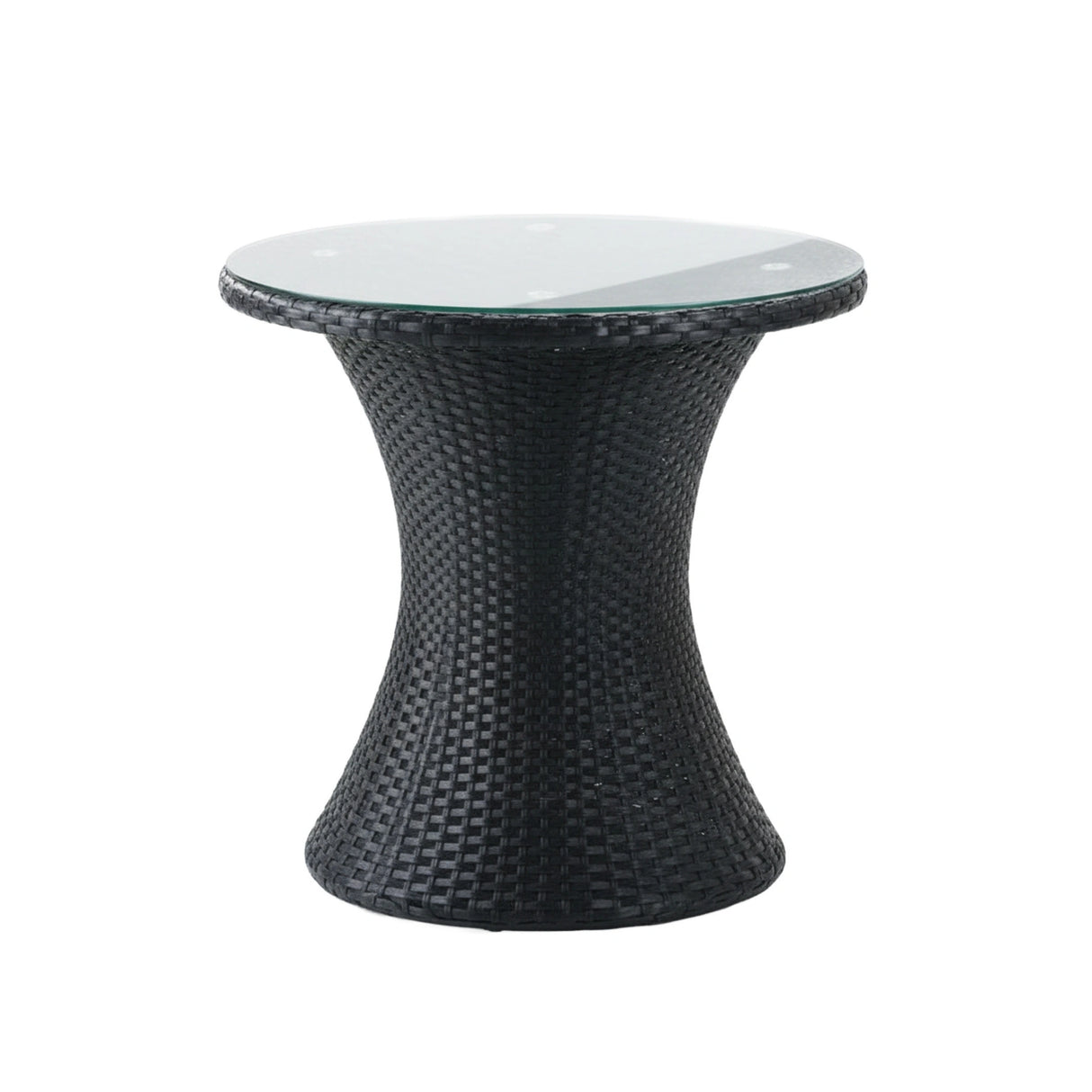 Outdoor Rattan Wicker 3-Piece Conversation Set