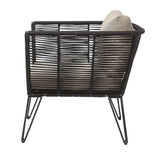 Outdoor Rope 1 Piece Patio Single Seater Sofa