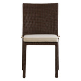 1-Piece Outdoor Rattan Wicker Patio Dining Chair