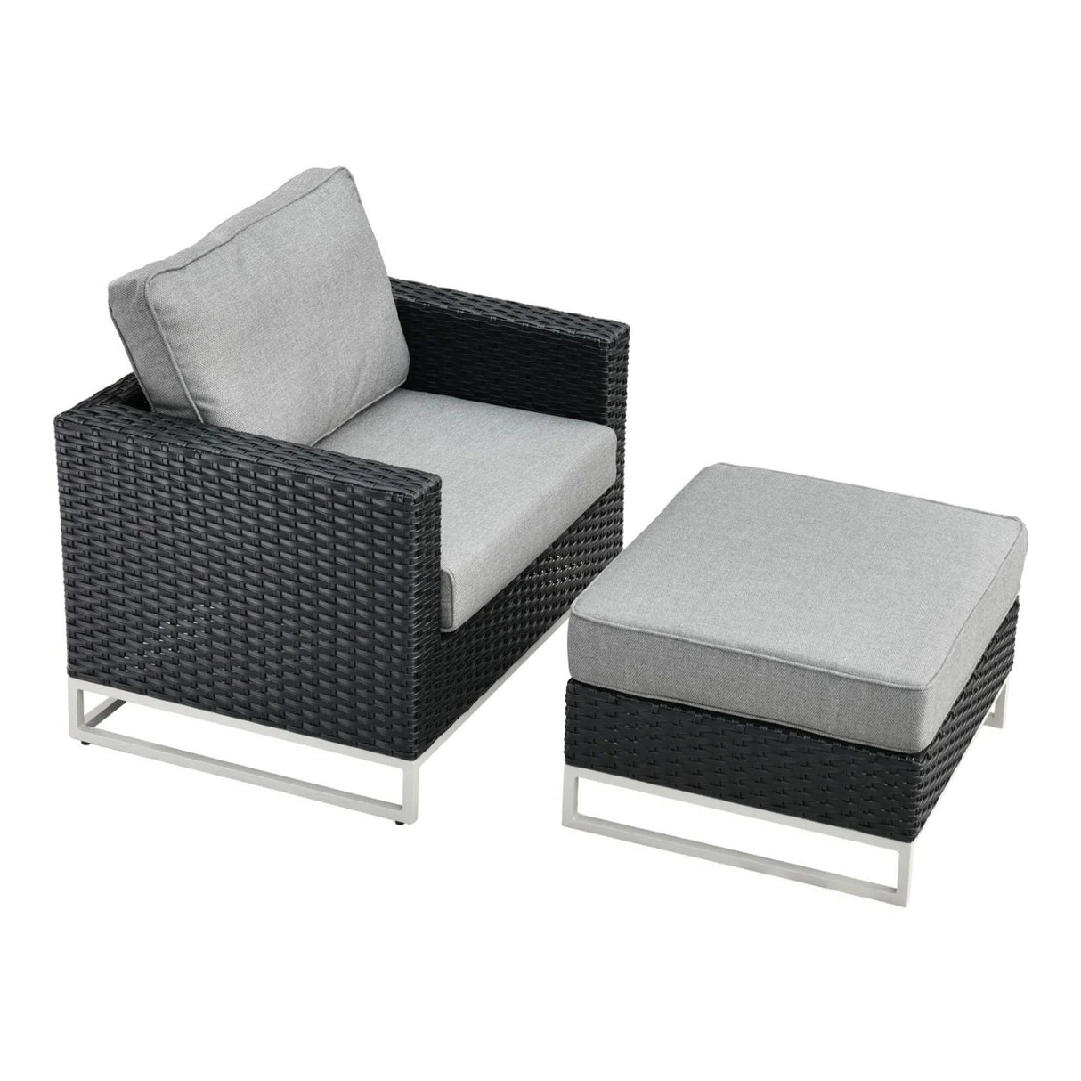 Outdoor Rattan Wicker 7-Seater Sofa Set
