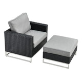 Outdoor Rattan Wicker 7-Seater Sofa Set