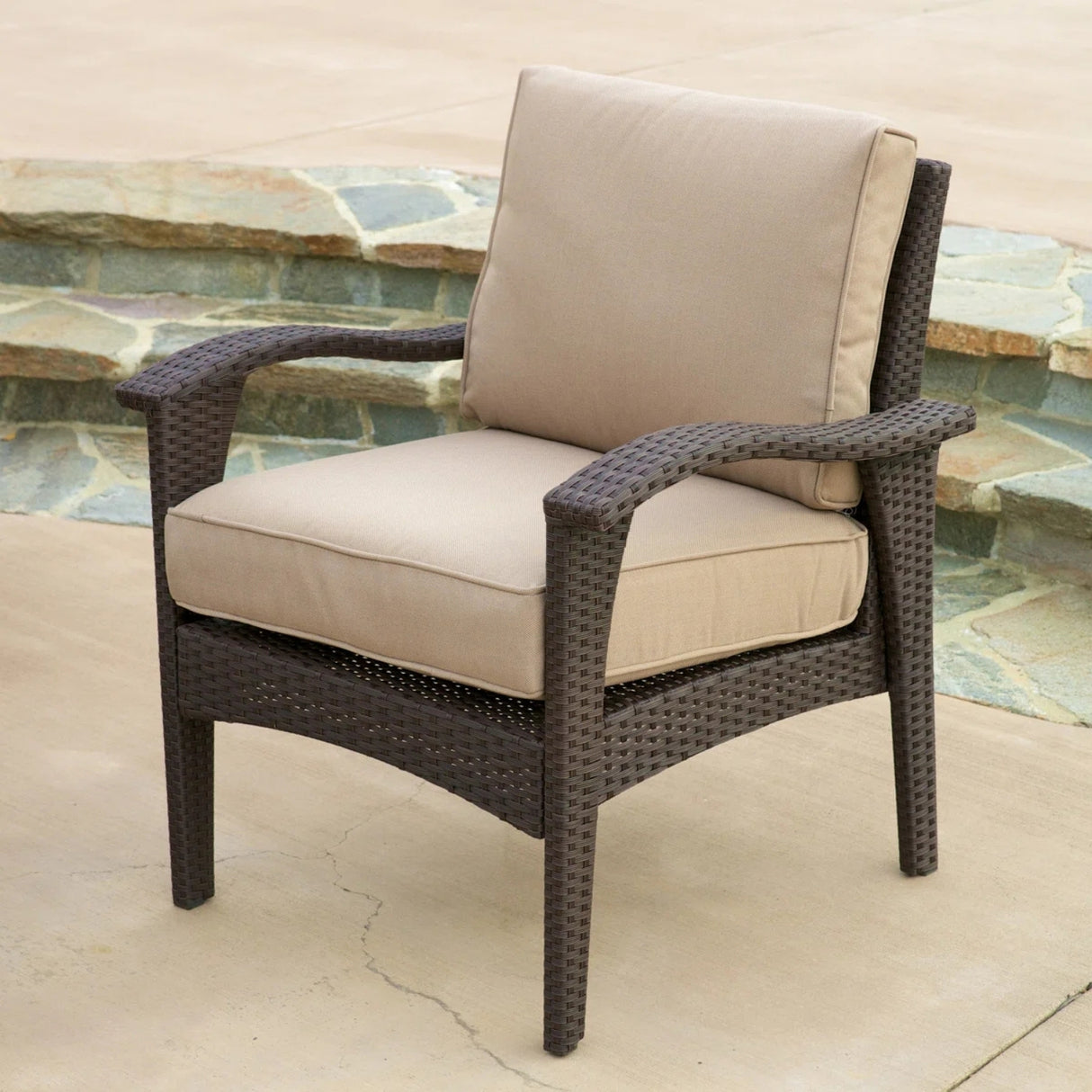 4 Pieces Patio Furniture Set, Outdoor Sectional Sofa