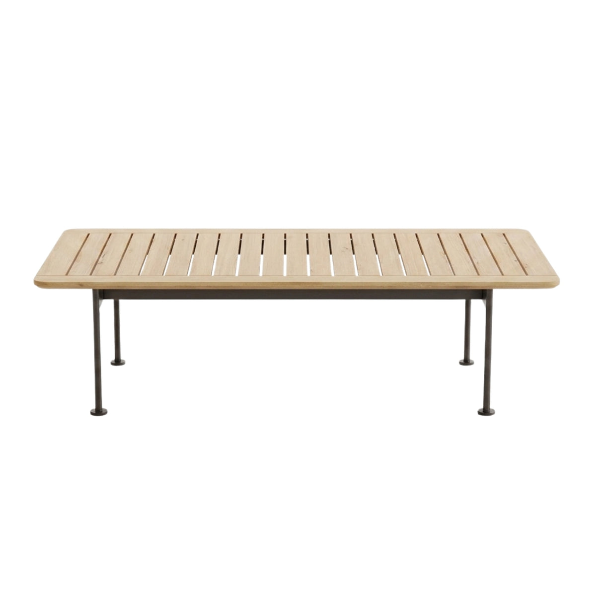 Outdoor Rope Patio Sofa Set with Cushions & Wooden Top Tables