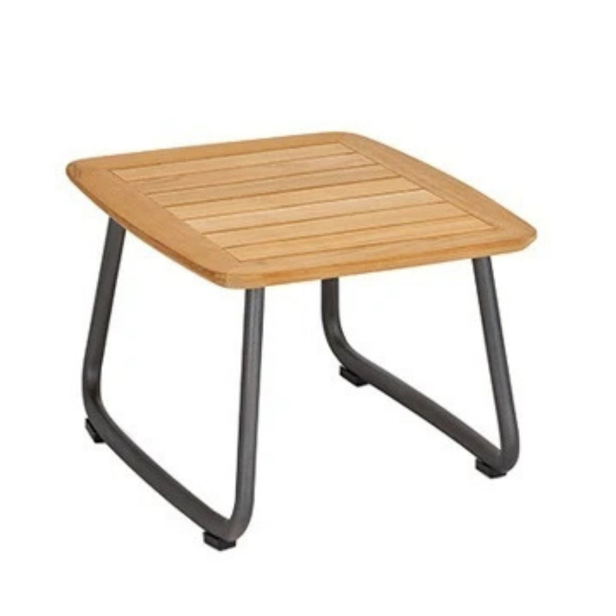 4 Piece Garden Outdoor Rope Patio Set With Wooden Top Table