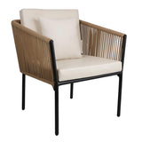 Outdoor 4 Seater Rope Sofa Set