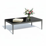 Outdoor Rope 5-Seater Sofa Set With Glass Top Table