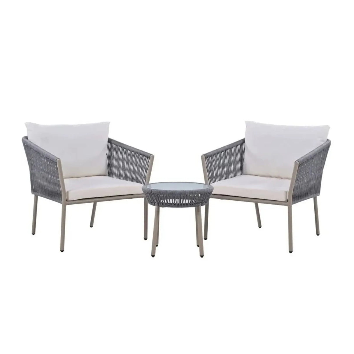 3-Piece Rope Patio Set - Perfect for Outdoor