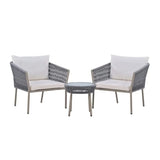 3-Piece Rope Patio Set - Perfect for Outdoor