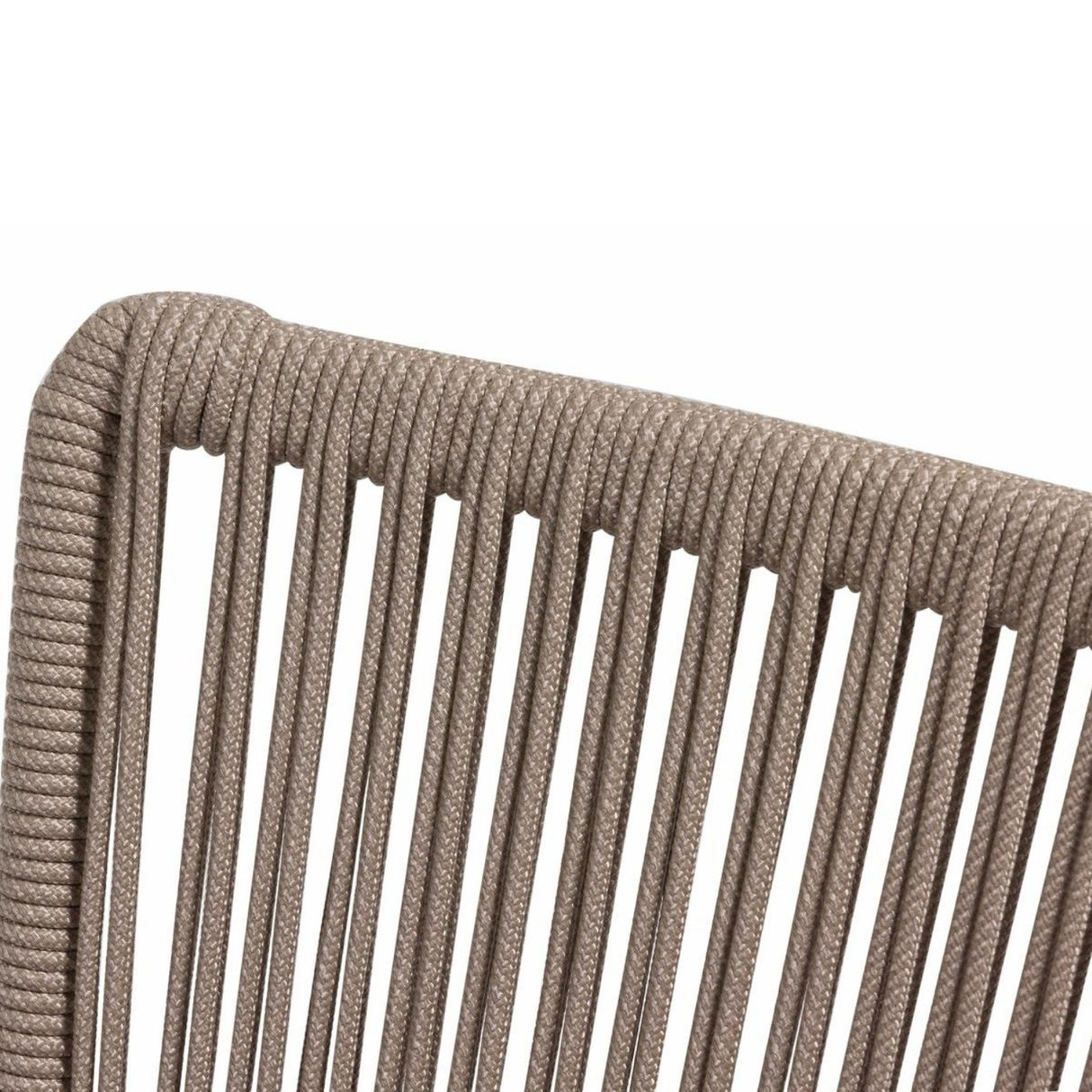 3-Piece Outdoor Beige Rope Patio Set