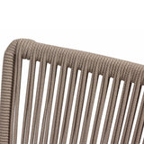 3-Piece Outdoor Beige Rope Patio Set