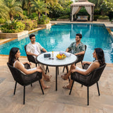 5-Piece Outdoor Rope Patio Dining Set