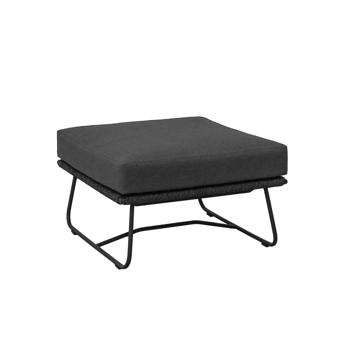 Outdoor All-Weather Rope Ottoman